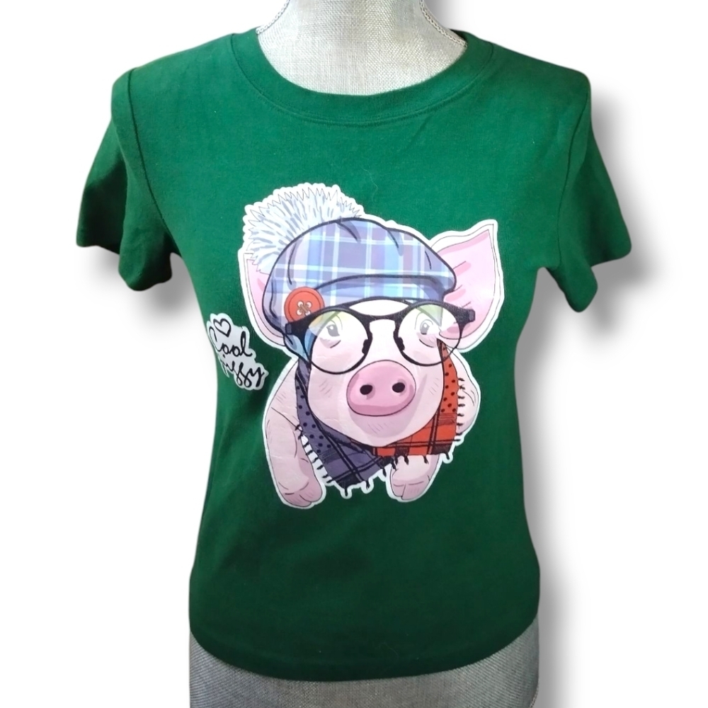 Dior Women's Cool Piggy T-Shirt Size Small - Picture 4 of 9